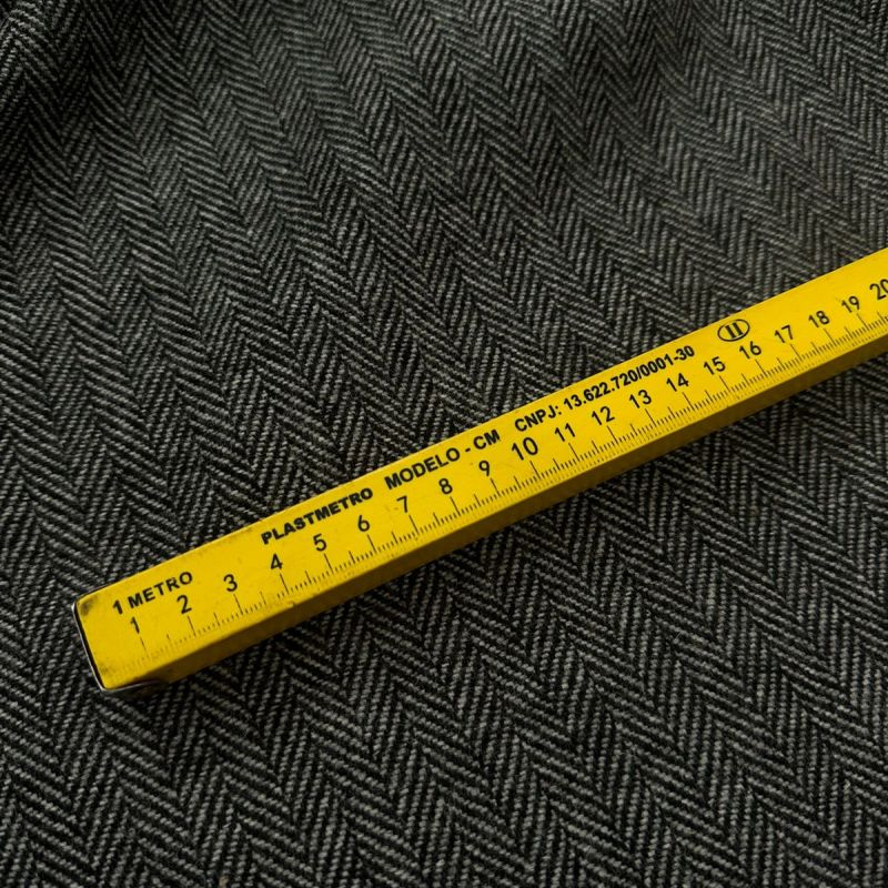 TECIDO LÃ PURA ESPINHA DE PEIXE MESCLA • Conexão Tecidos