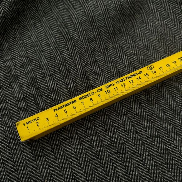 TECIDO LÃ PURA ESPINHA DE PEIXE MESCLA • Conexão Tecidos