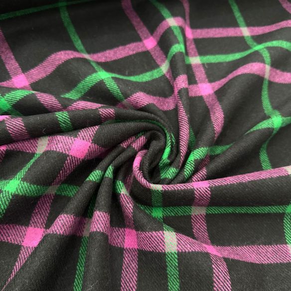 TECIDO LÃ PURA XADREZ ESCÓCIA • Conexão Tecidos