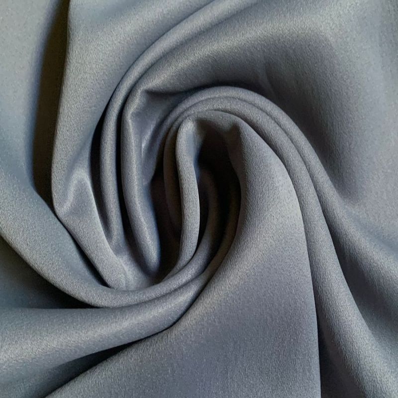 Tecido Crepe Patou Azul Quéde • Conexão Tecidos