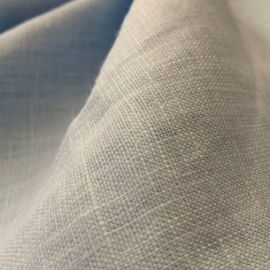 TECIDO LINHO PURO AZUL BEBÊ • Conexão Tecidos