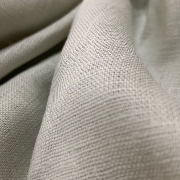 Tecido Linho Puro Liso Pérola • Conexão Tecidos