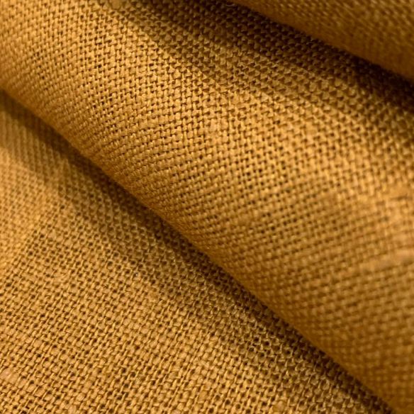 Tecido Linho Puro Liso Terra • Conexão Tecidos