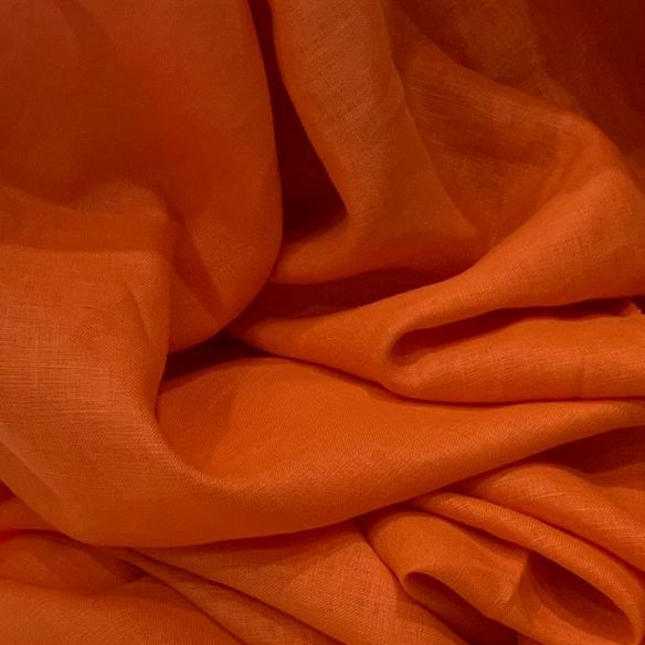 TECIDO LINHO PURO LARANJA • Conexão Tecidos TECIDO LINHO PURO LARANJA • Conexão Tecidos