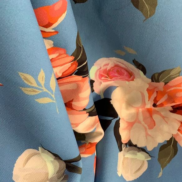 Tecido Malha Neoprime Flores • Conexão Tecidos