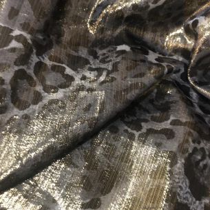 MUSSELINA DE SEDA ANIMAL PRINT GLOSS • Conexão Tecidos
