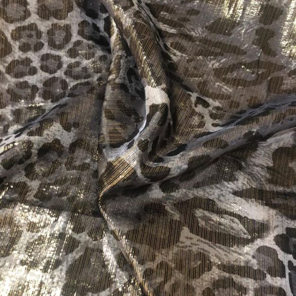 MUSSELINA DE SEDA ANIMAL PRINT GLOSS • Conexão Tecidos