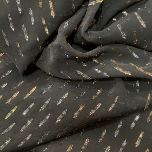 Tecido Georgete De Viscose Com Foil • Conexão Tecidos