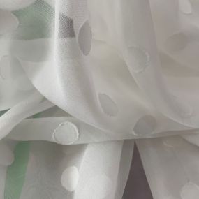 Tecido Musseline De Seda Poá Off White • Conexão Tecidos 2