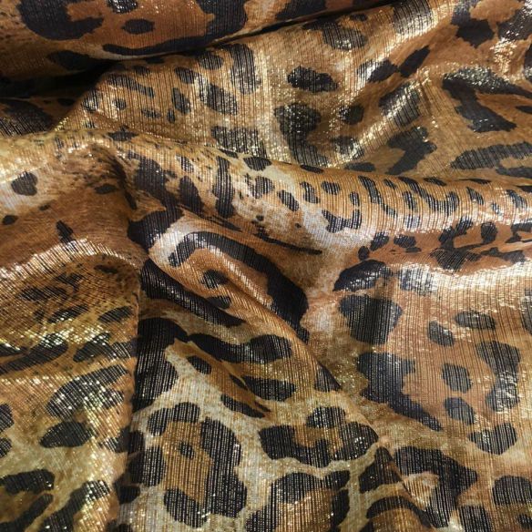 MUSSELINA DE SEDA ANIMAL PRINT GLOSS • Conexão Tecidos