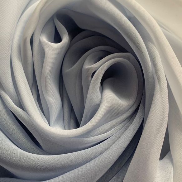 Tecido Musseline Toque De Seda Degradê Azul • Conexão Tecidos