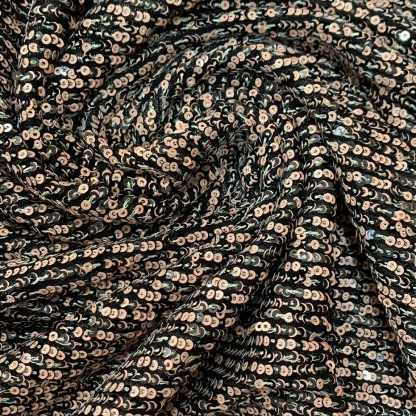 Tecido Paetê Rosé • Conexão Tecidos