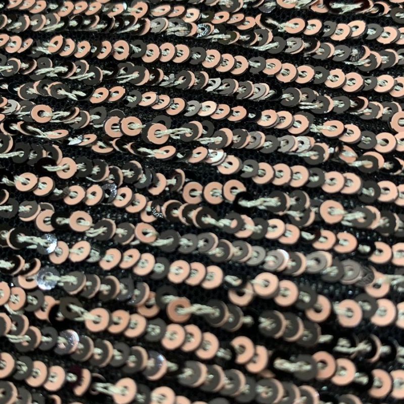 Tecido Paetê Rosé • Conexão Tecidos