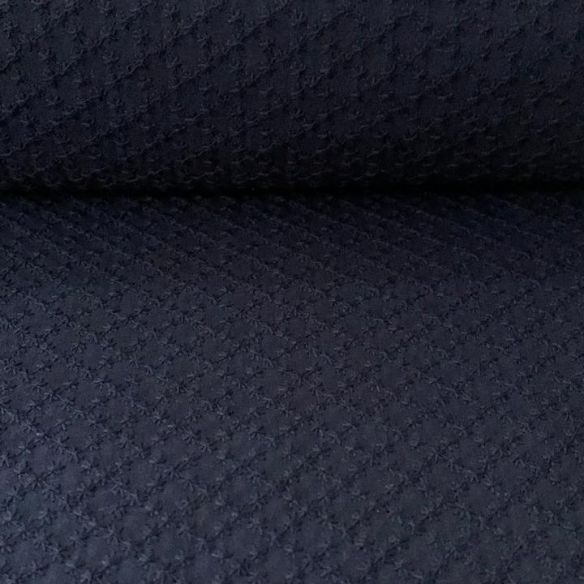 LESE DE ALGODÃO FLOCKING AZUL MARINHO • Conexão Tecidos