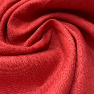 TECIDO CAMBRAIA DE LINHO PURO PIMENTA • Conexão Tecidos