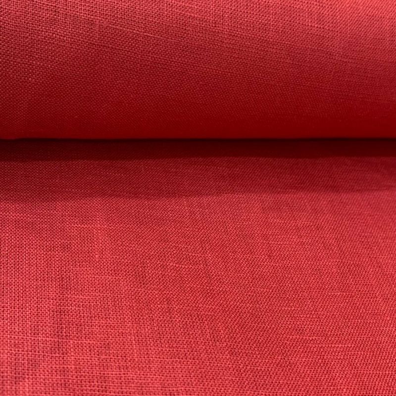 TECIDO CAMBRAIA DE LINHO PURO PIMENTA • Conexão Tecidos