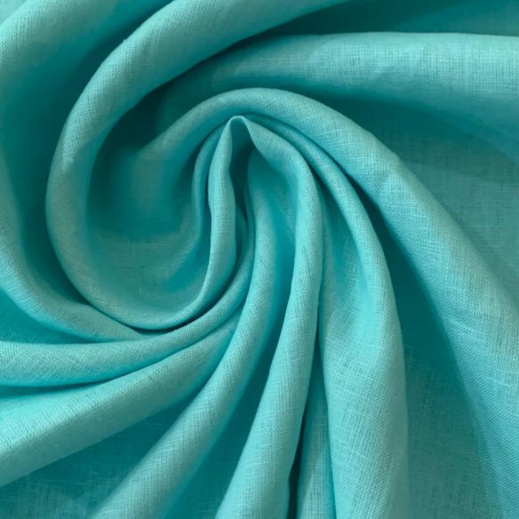 TECIDO CAMBRAIA DE LINHO PURO AZUL TIFFANY • Conexão Tecidos TECIDO CAMBRAIA DE LINHO PURO AZUL TIFFANY • Conexão Tecidos