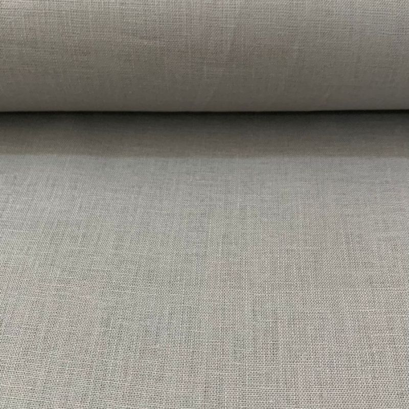 TECIDO CAMBRAIA DE LINHO PURO CINZA CLARO • Conexão Tecidos