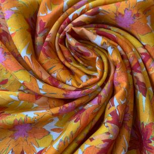 Tecido Viscose Com Seda Estampada Realist • Conexão Tecidos 2