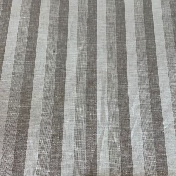 TECIDO CAMBRAIA DE LINHO PURO LISTRAS NATURAIS • Conexão Tecidos TECIDO CAMBRAIA DE LINHO PURO LISTRAS NATURAIS • Conexão Tecidos