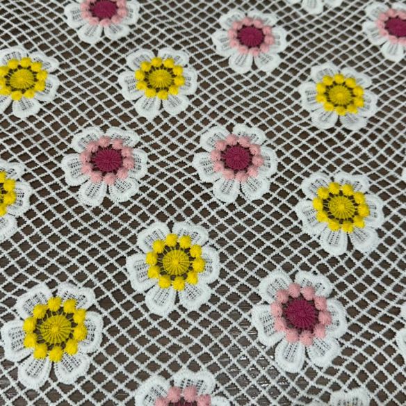 RENDA GUIPUIR FLORAL • Conexão Tecidos