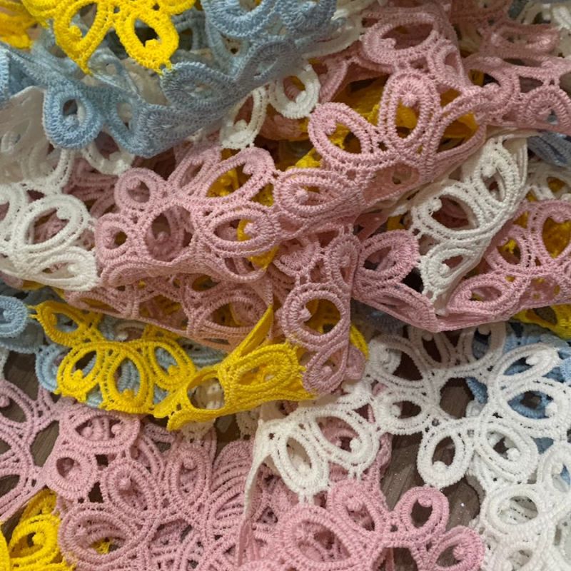 Tecido Renda Guipuir Colors • Conexão Tecidos