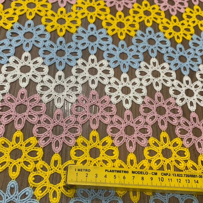 RENDA GUIPUIR COLORS • Conexão Tecidos