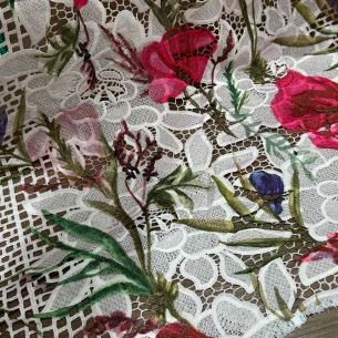 RENDA GUIPUIR FLORAL DELICADEZI • Conexão Tecidos