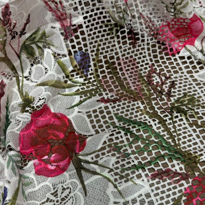 RENDA GUIPUIR FLORAL DELICADEZI • Conexão Tecidos