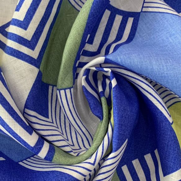 TECIDO CAMBRAIA DE LINHO PURO ABSTRATO AZUL • Conexão Tecidos TECIDO CAMBRAIA DE LINHO PURO ABSTRATO AZUL • Conexão Tecidos