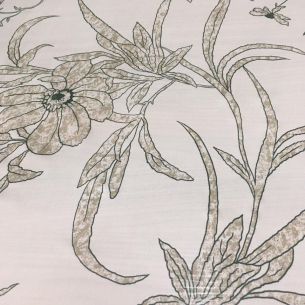 Tecido Musselina Seda Pura Flower • Conexão Tecidos 2