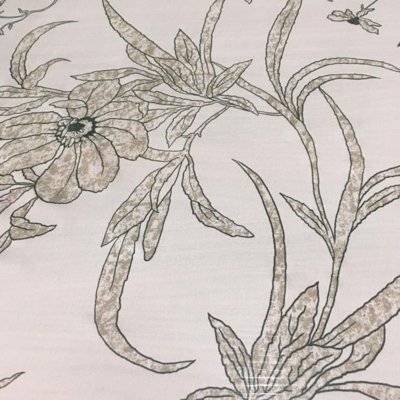 Tecido Musseline Seda Pura Flower • Conexão Tecidos