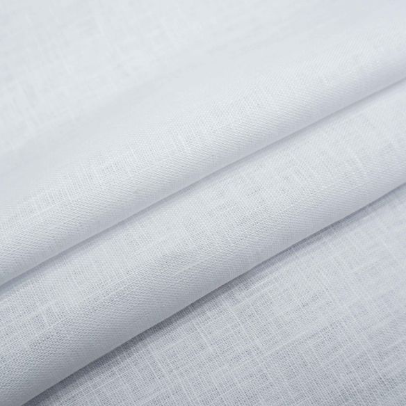 TECIDO LINHO PURO BRANCO • Conexão Tecidos