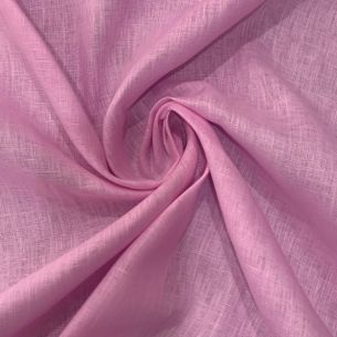 TECIDO CAMBRAIA DE LINHO PURO ROSA LINDA • Conexão Tecidos