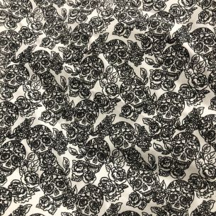 TECIDO TRICOLINE CAVEIRA MEXICANA (MÁSCARA) • Conexão Tecidos