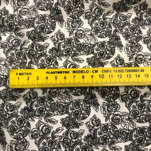 Tecido Tricoline Caveira Mexicana • Conexão Tecidos 2