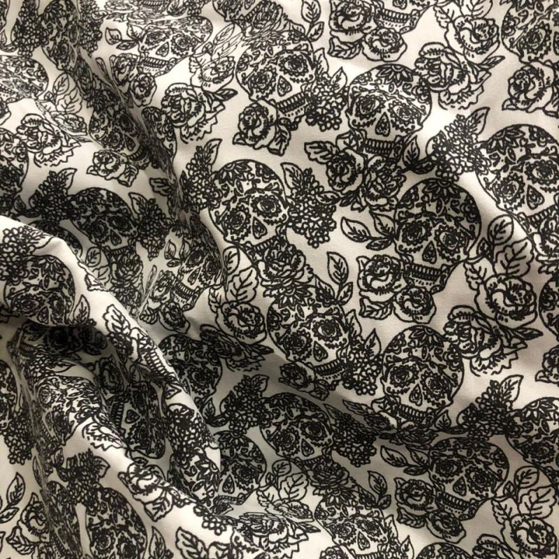 TECIDO TRICOLINE CAVEIRA MEXICANA (MÁSCARA) • Conexão Tecidos