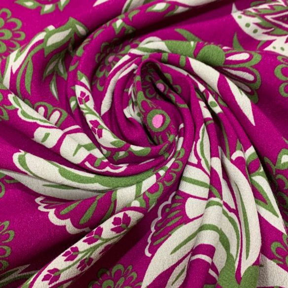 Tecido Crepe de Viscose Viva La Vida • Conexão Tecidos