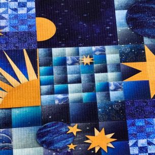 Tecido Malha Canelada Estampada Star • Conexão Tecidos 2