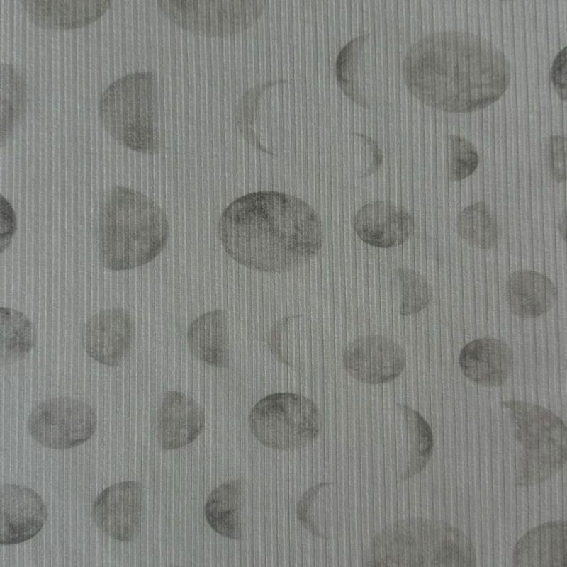 MALHA CANELADA ESTAMPADA LUA • Conexão Tecidos