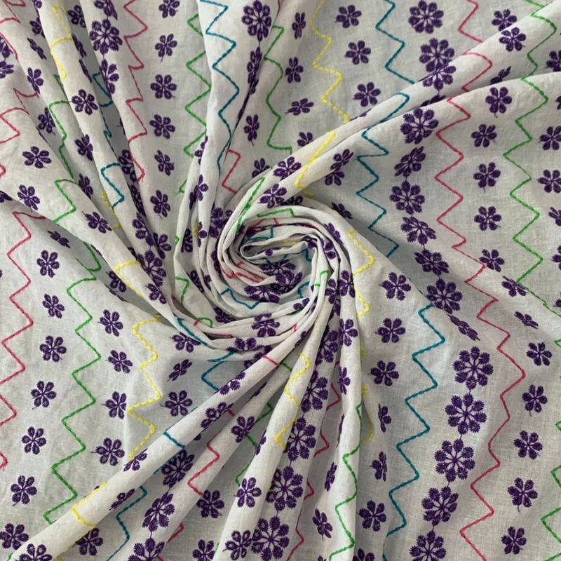 Tecido Lese De Algodão Bicolor Let • Conexão Tecidos