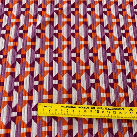 MALHA CANELADA ESTAMPADA XIX • Conexão Tecidos