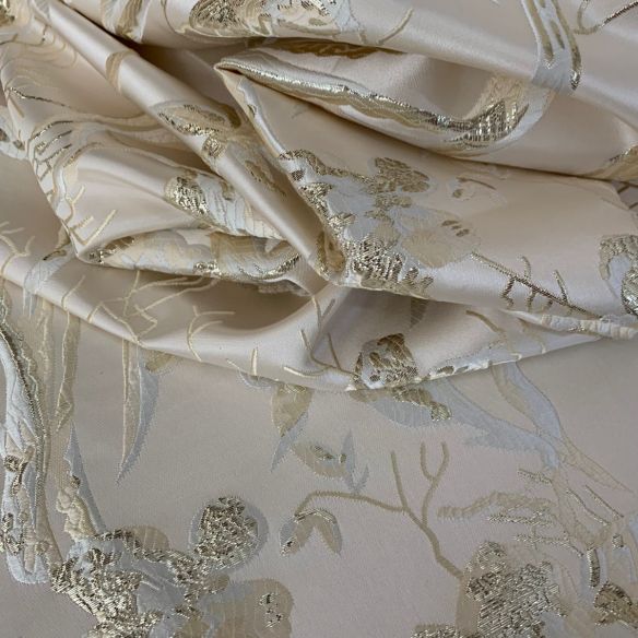 JACQUARD BROCADO EXCLUSIVO WHIT GOLD • Conexão Tecidos