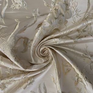 JACQUARD BROCADO EXCLUSIVO WHIT GOLD • Conexão Tecidos 2