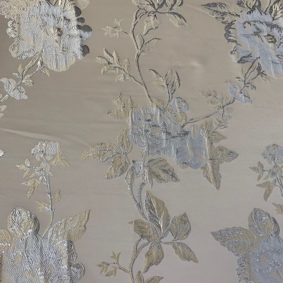 Tecido Jacquard Brocado Exclusivo Gold & Silver • Conexão Tecidos