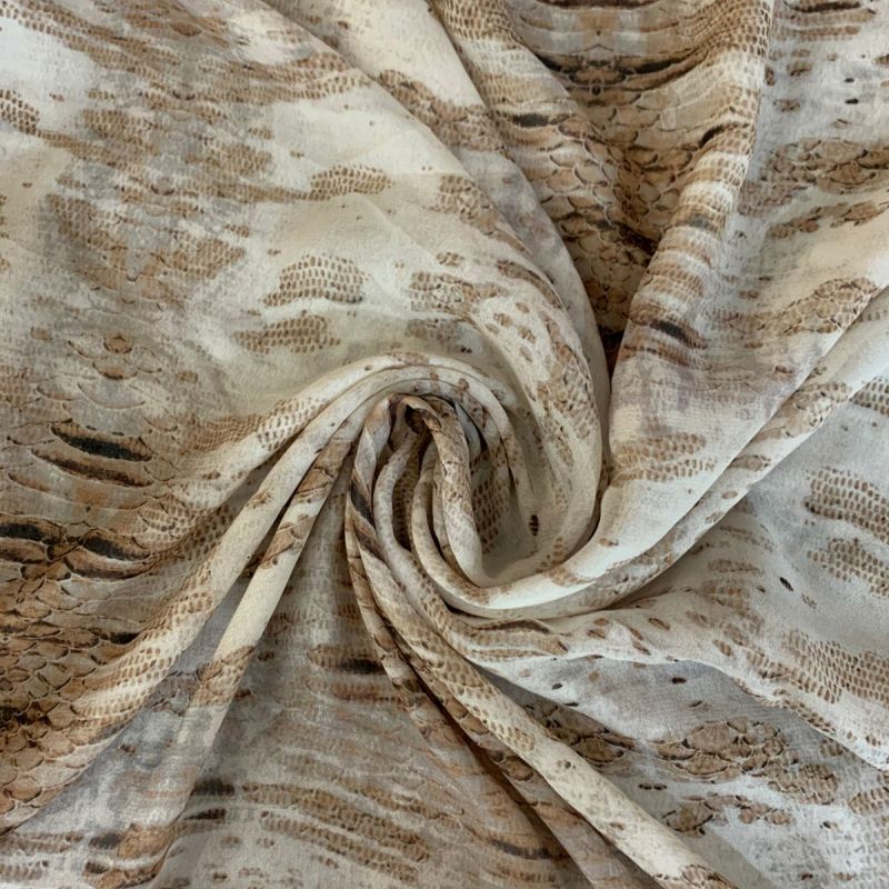 MUSSELINE DE VISCOSE ANIMAL PRINT • Conexão Tecidos