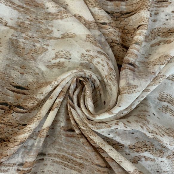 MUSSELINE DE VISCOSE ANIMAL PRINT • Conexão Tecidos