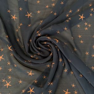 Tecido Musseline De Viscose Estampada Star • Conexão Tecidos 2