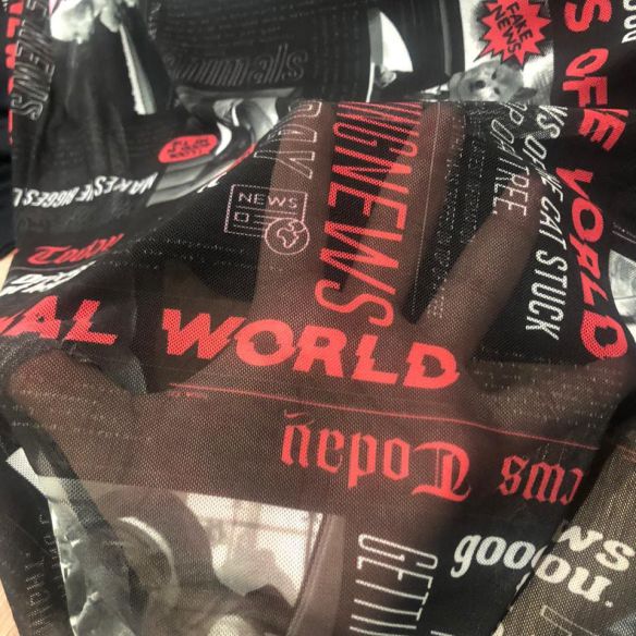 Tecido Tule Poliamida Estampa Exclusiva • Conexão Tecidos