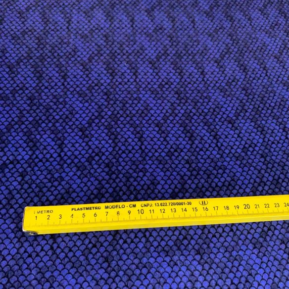 Tecido Viscose Premium Acetinada Blue • Conexão Tecidos